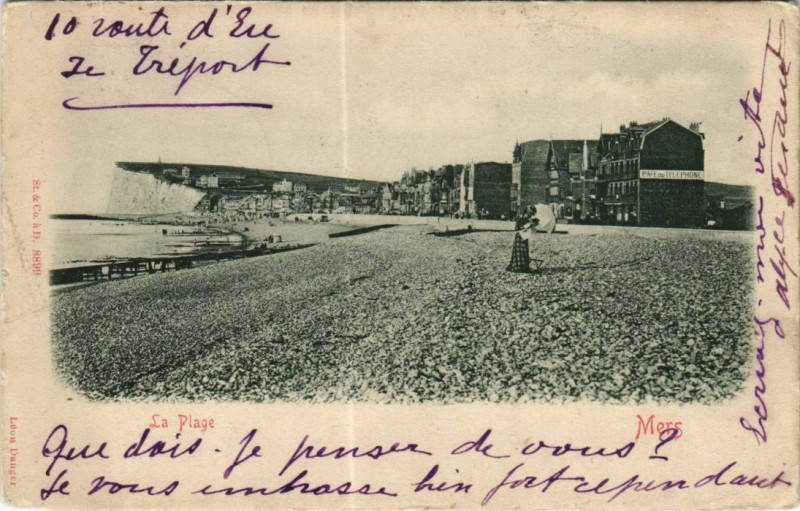 Carte postale ancienne Le Mers La Plage