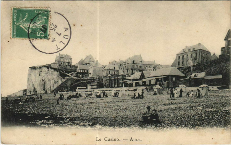 Carte postale ancienne Ault Le Casino à Ault