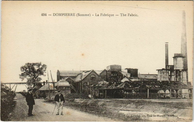Carte postale ancienne Dompierre - La Fabrique