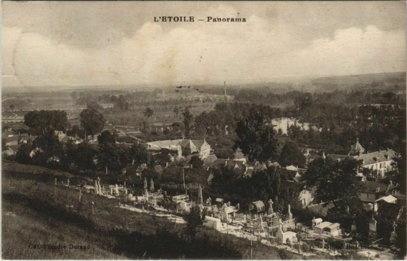 Carte postale ancienne L'Etoile - Panorama à L'Étoile