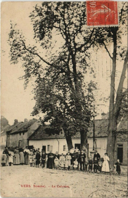 Carte postale ancienne Vers - Le Calvaire