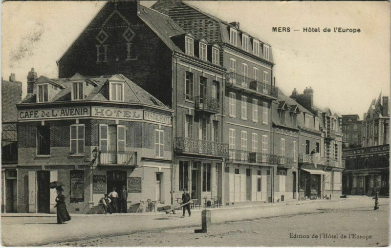 Carte postale ancienne Mers - Hotel de l'Europe