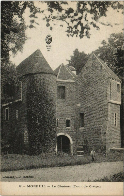 Carte postale ancienne Moreuil - Le Chateau à Moreuil