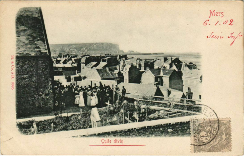Carte postale ancienne Mers Culte divin