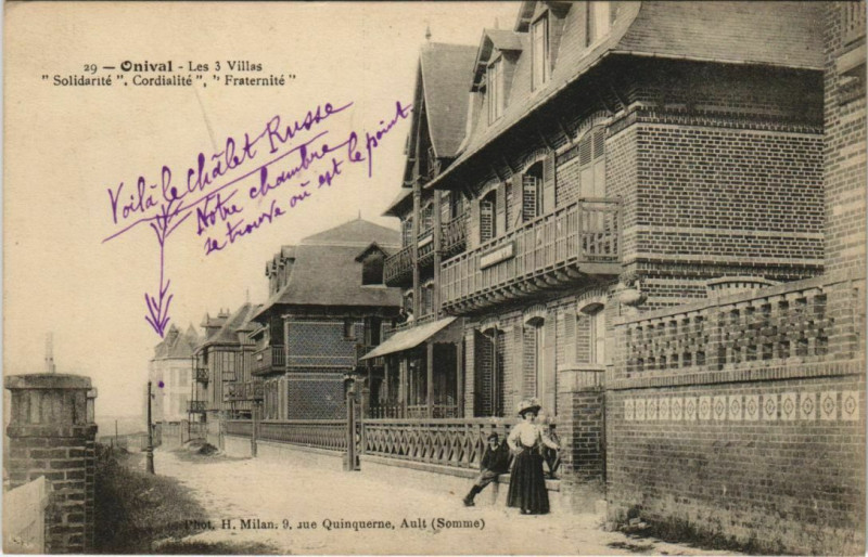Carte postale ancienne Onival - Les 3 Villes