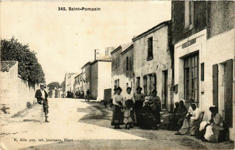 Carte postale ancienne Saint-Pompain