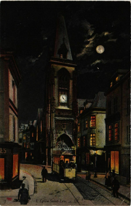 Carte postale ancienne Amiens - L'Eglise Saint-Leu à Amiens