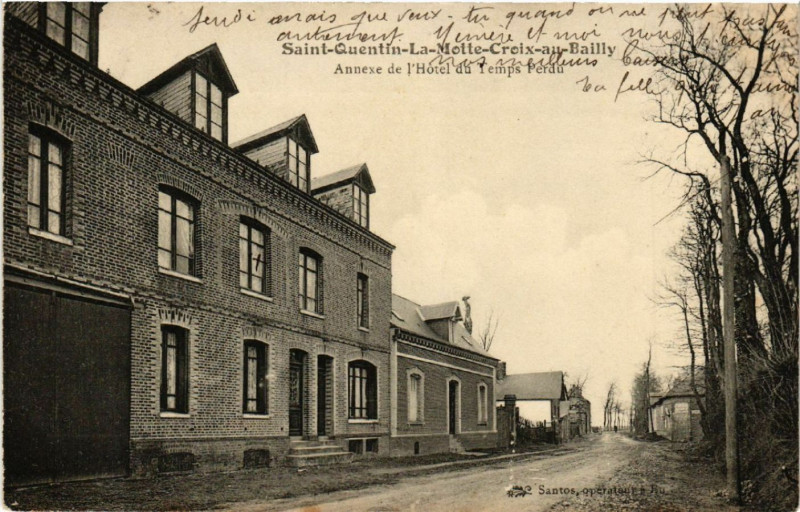 Carte postale ancienne Saint-Quentin-la-Motte-Croix-au-Bailly - Annexe de l'Hotel du... à Saint-Quentin-la-Motte-Croix-au-Bailly