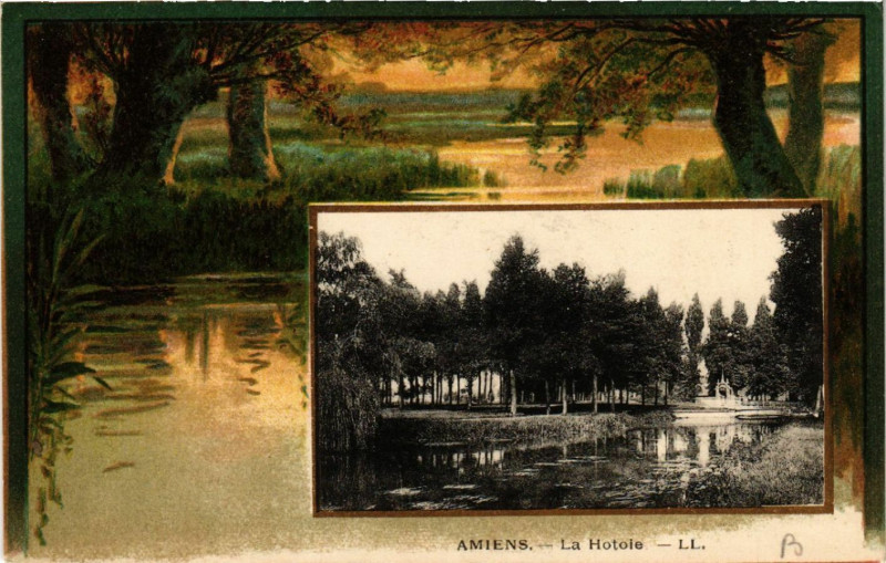Carte postale ancienne Amiens - La Hotoie à Amiens