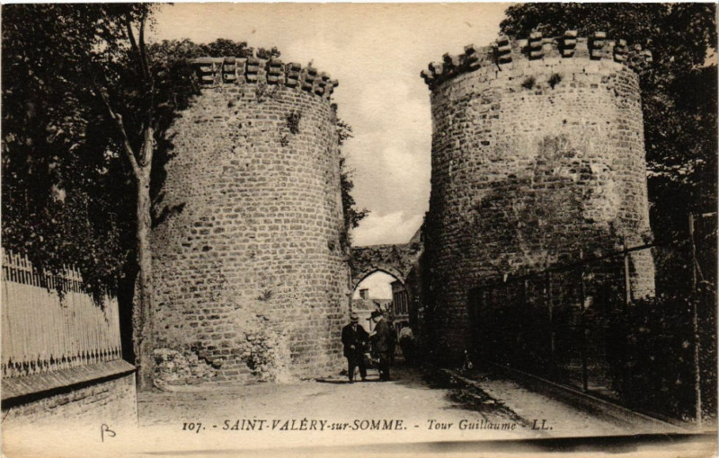 Carte postale ancienne Saint-Valery-sur-Somme - Tour Guillaume à Saint-Valery-sur-Somme