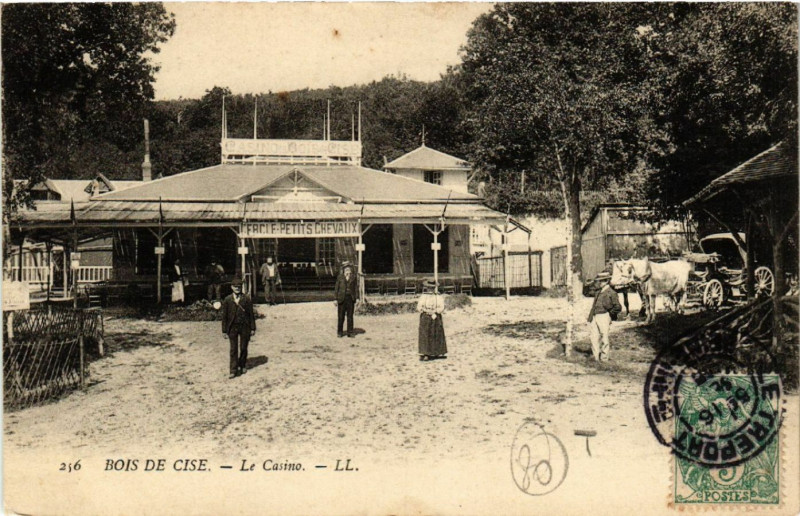 Carte postale ancienne Bois-de-Cise - Le Casino