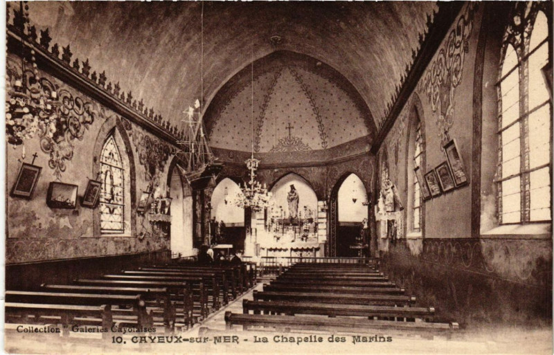 Carte postale ancienne Cayeux-sur-Mer - La Chapelle des Marins à Cayeux-sur-Mer