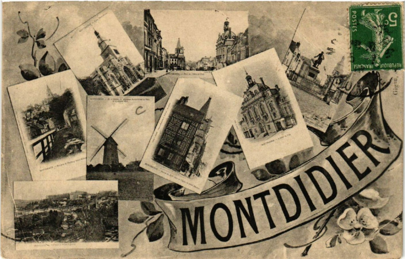 Carte postale ancienne Montdidier à Montdidier