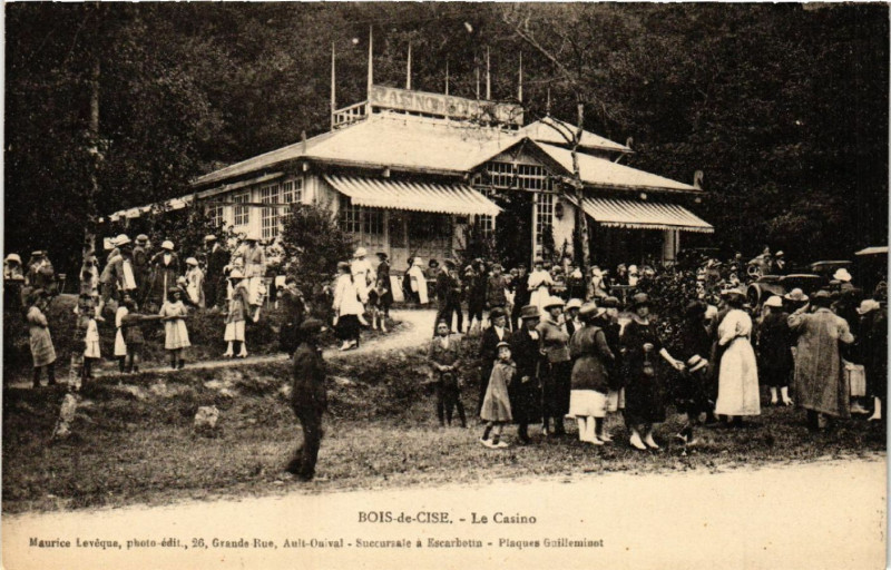 Carte postale ancienne Bois-de-Cise - Le Casino