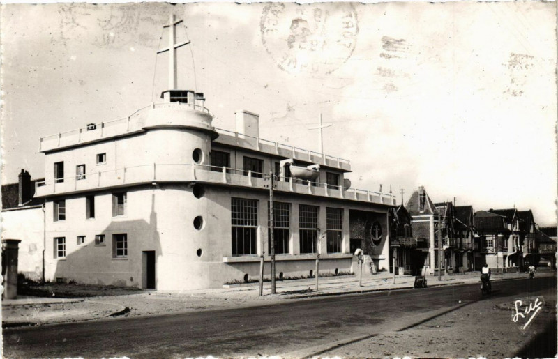Carte postale ancienne La Cote d'Opale - Fort - Mahon-Plage - Le Casino à Fort-Mahon-Plage