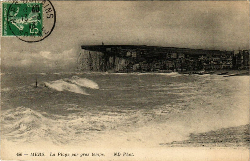 Carte postale ancienne Mers - Hotel des Bains