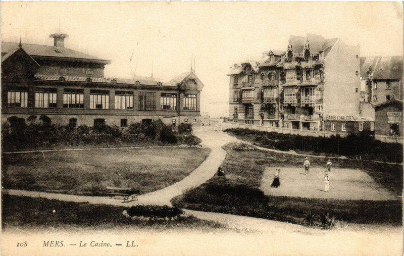 Carte postale ancienne Mers - Le Casino