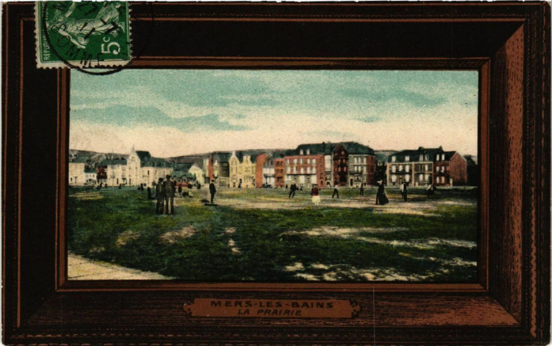 Carte postale ancienne Mers-les-Bains - La Prairie à Mers-les-Bains