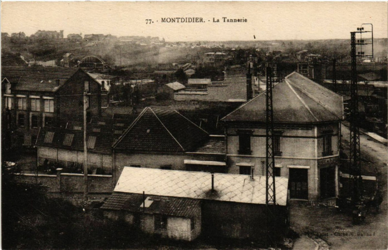 Carte postale ancienne Montdidier - La Tannerie à Montdidier
