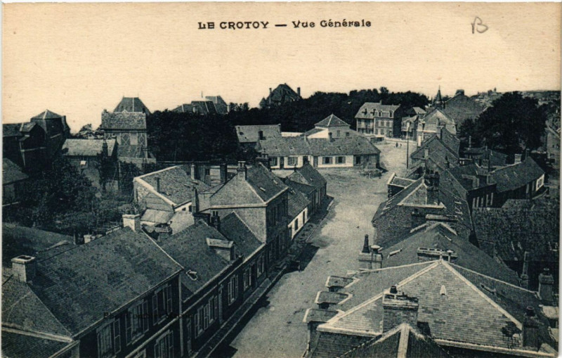 Carte postale ancienne Le Crotoy - Vue générale au Crotoy