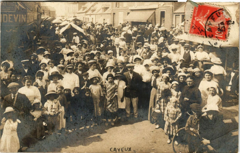 Carte postale ancienne Cayeux - carte photo à Y