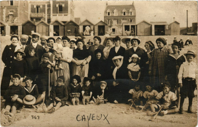Carte postale ancienne Cayeux - 1910 carte photo à Y