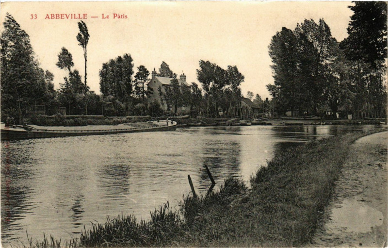 Carte postale ancienne Abbeville - Le Patis à Abbeville
