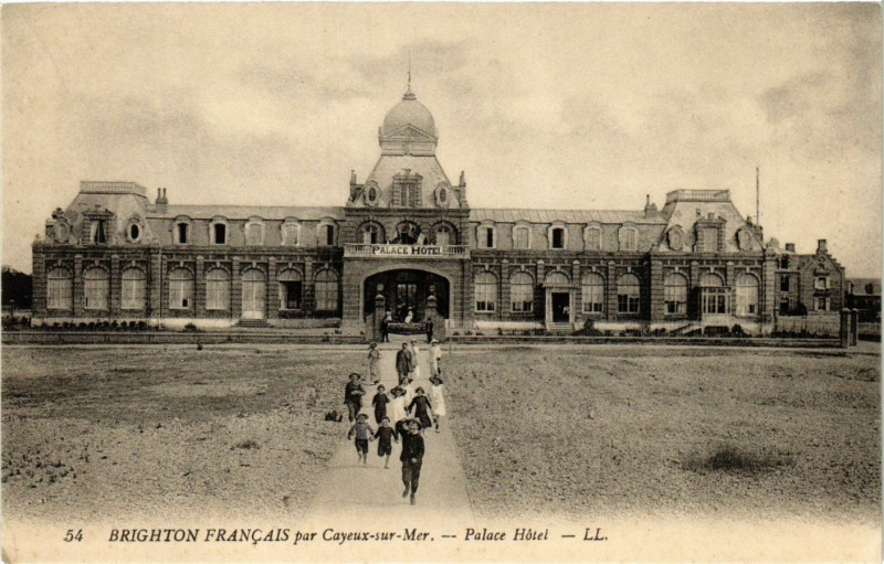 Carte postale ancienne Brighton-Francais par Cayeux-sur-Mer - Palace Hotel à Cayeux-sur-Mer