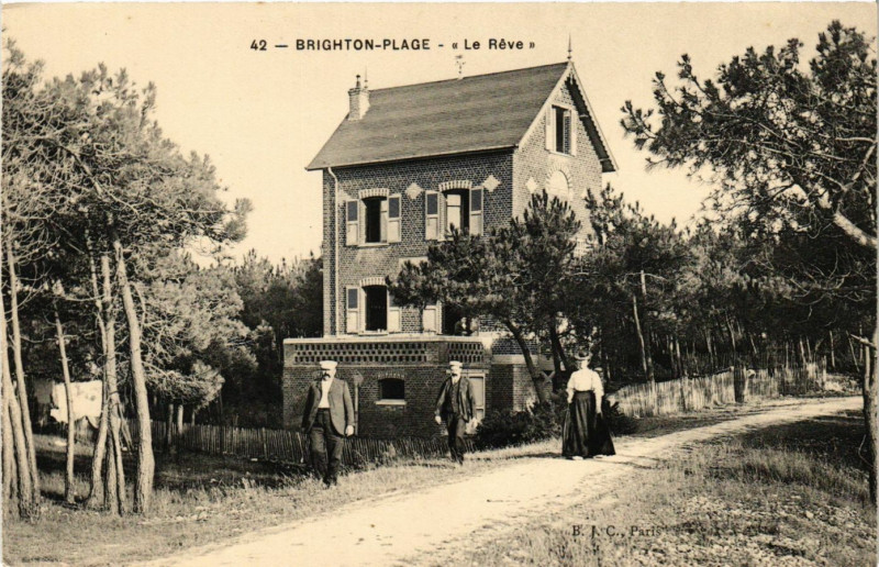 Carte postale ancienne Brighton-Plage - Le Reve