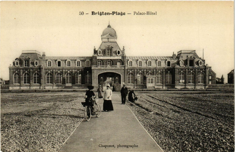 Carte postale ancienne Brighton-Plage - Palace-Hotel