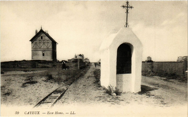 Carte postale ancienne Cayeux - Ecce Homo à Y