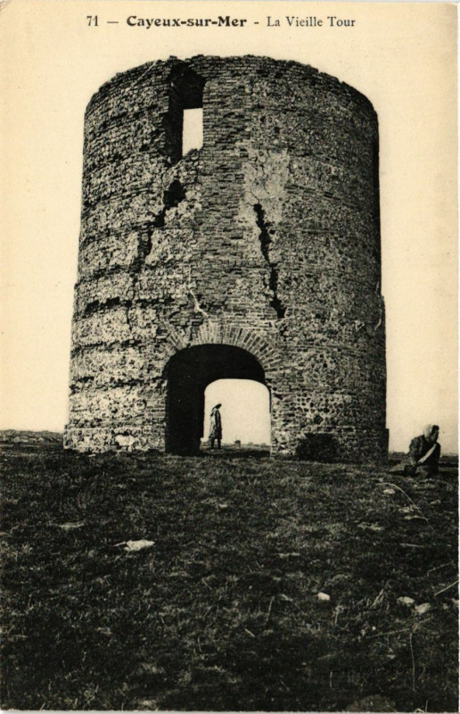 Carte postale ancienne Cayeux-sur-Mer - La Vieille Tour à Cayeux-sur-Mer
