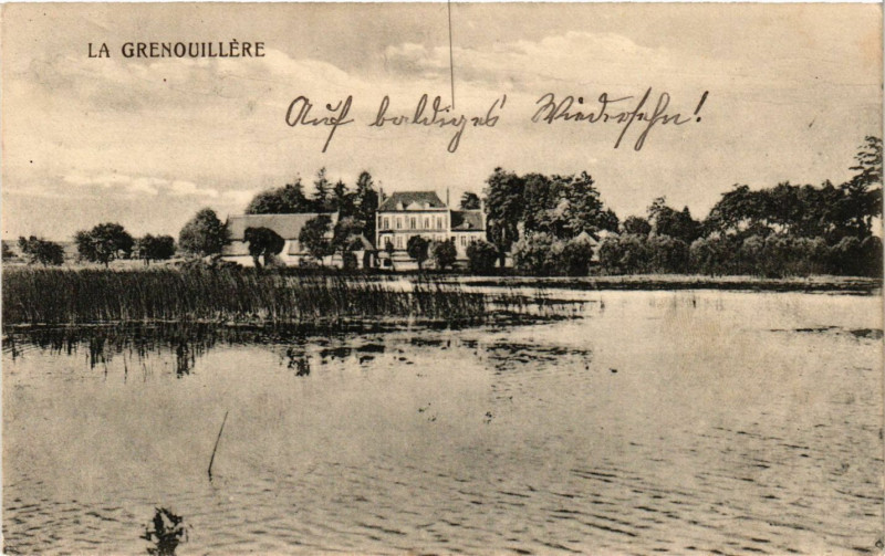 Carte postale ancienne La Grenouillere