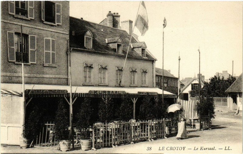 Carte postale ancienne Le Crotoy - Le Kursaal au Crotoy