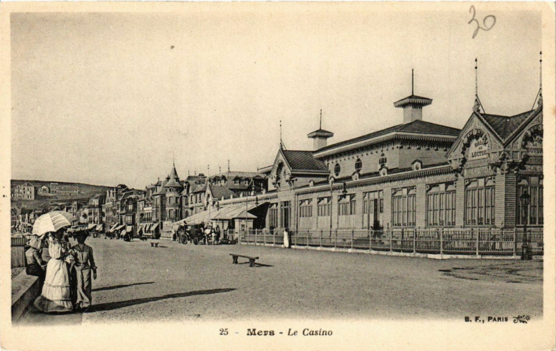 Carte postale ancienne Mers - Le Casino