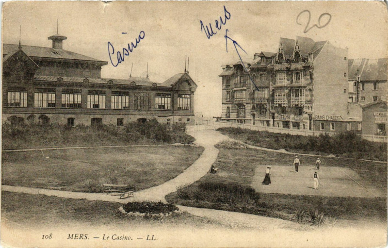 Carte postale ancienne Mers - Le Casino