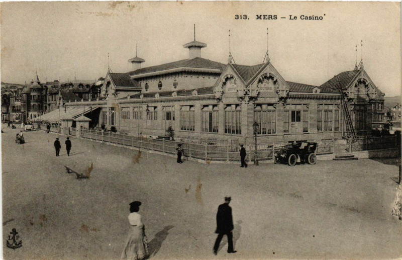 Carte postale ancienne Mers - Le Casino