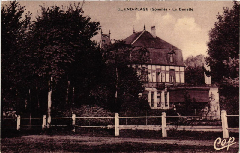 Carte postale ancienne Quend-Plage - La Dunette à Quend