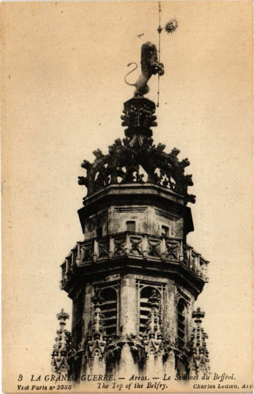 Carte postale ancienne La Grande Guerre - Arras à Arras