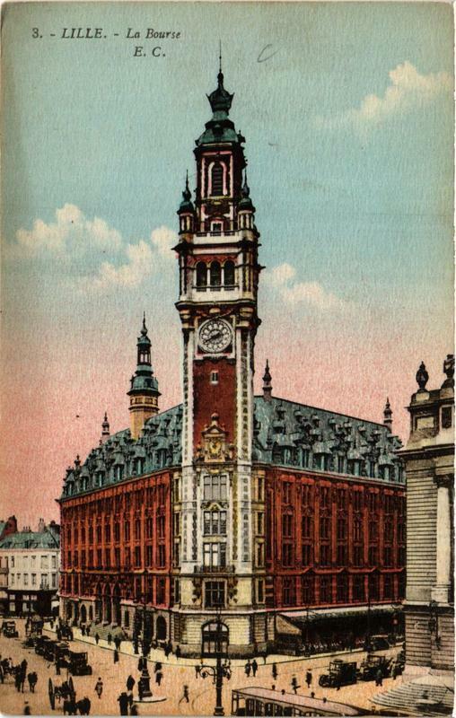 Carte postale ancienne Lille La Bourse à Lille