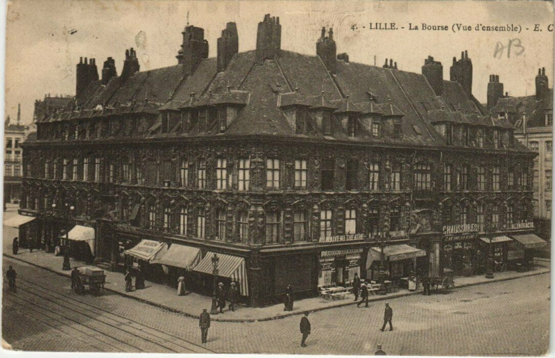 Carte postale ancienne Lille La Bourse à Lille