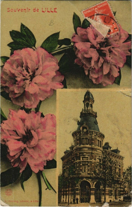 Carte postale ancienne Souvenir de Lille à Lille
