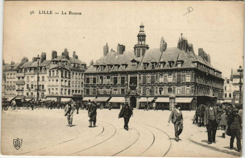 Carte postale ancienne Lille La Bourse à Lille