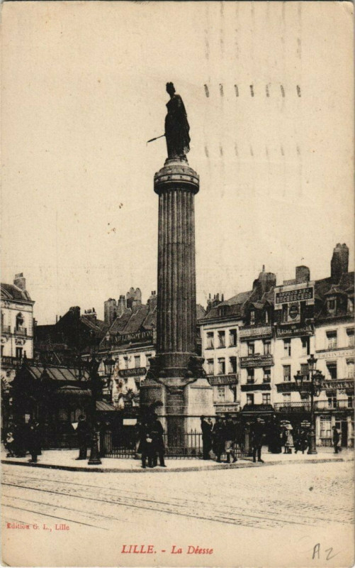 Carte postale ancienne Lille La Déesse à Lille