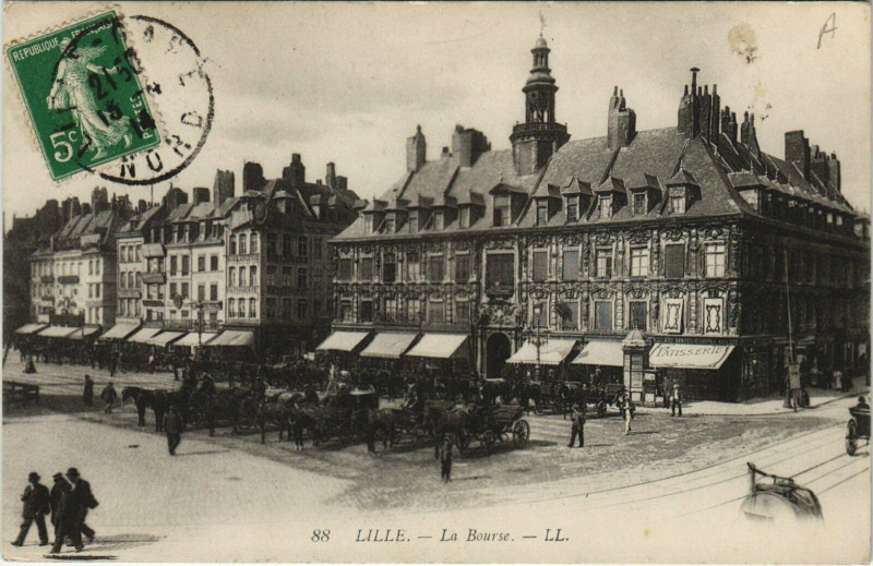 Carte postale ancienne Lille La Bourse à Lille