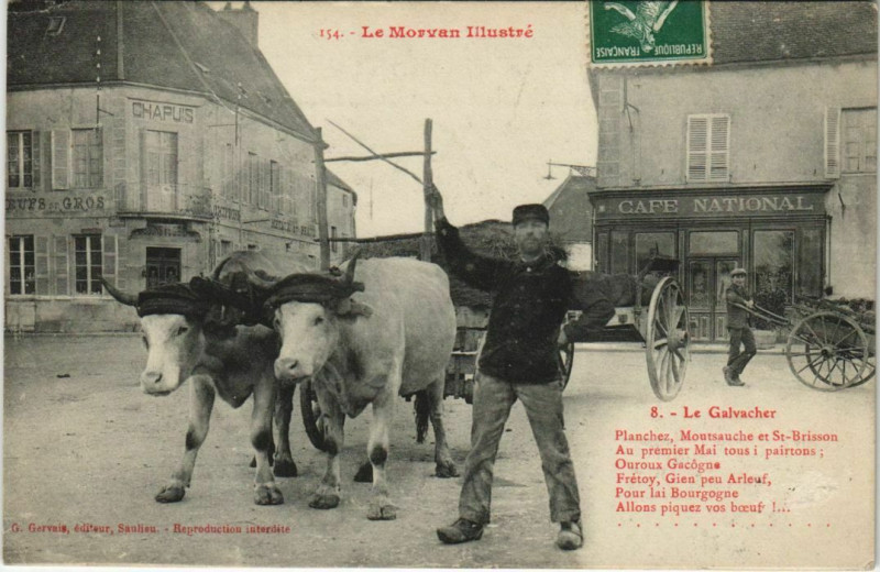 Carte postale ancienne Le Morvan Illustre - Le Galvacher