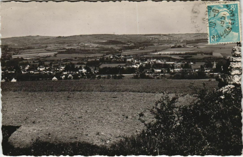 Carte postale ancienne Saint-Leger-sur-Dheune Vue Panoramique