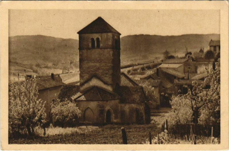 Carte postale ancienne Berze-la-Ville L'Eglise