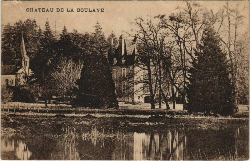 Carte postale ancienne Chateau de Boulaye