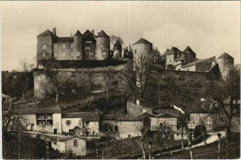 Carte postale ancienne Sologny Environs - Le Chateau de Berze-le-Chatel à Sologny